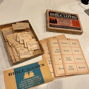 1930's Game of Bible Lotto Goodenough & Woglom Company